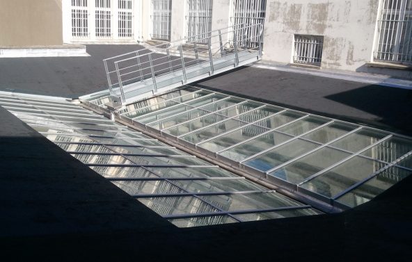 Rénovation d’une verrière à La Sorbonne Paris